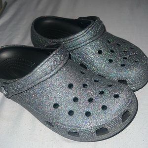 Glitter Crocs size 9